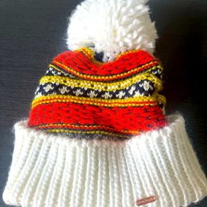 Free people Pom winter hat